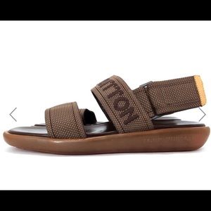 COPY - Louis Vuitton beach sandal brown gentleman